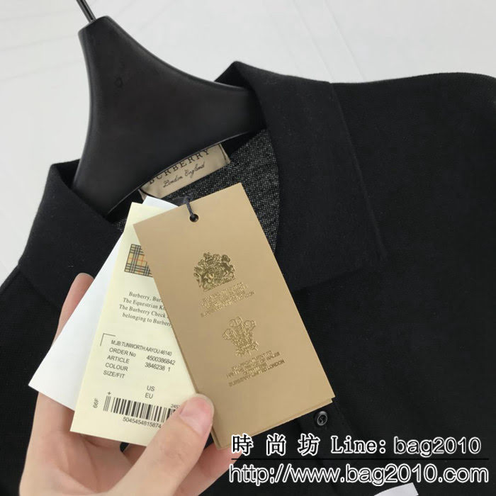 BURBERRY巴寶莉 BBR by TISCI系列 19早春新款 Polo絲光棉男款短袖 ydi1538